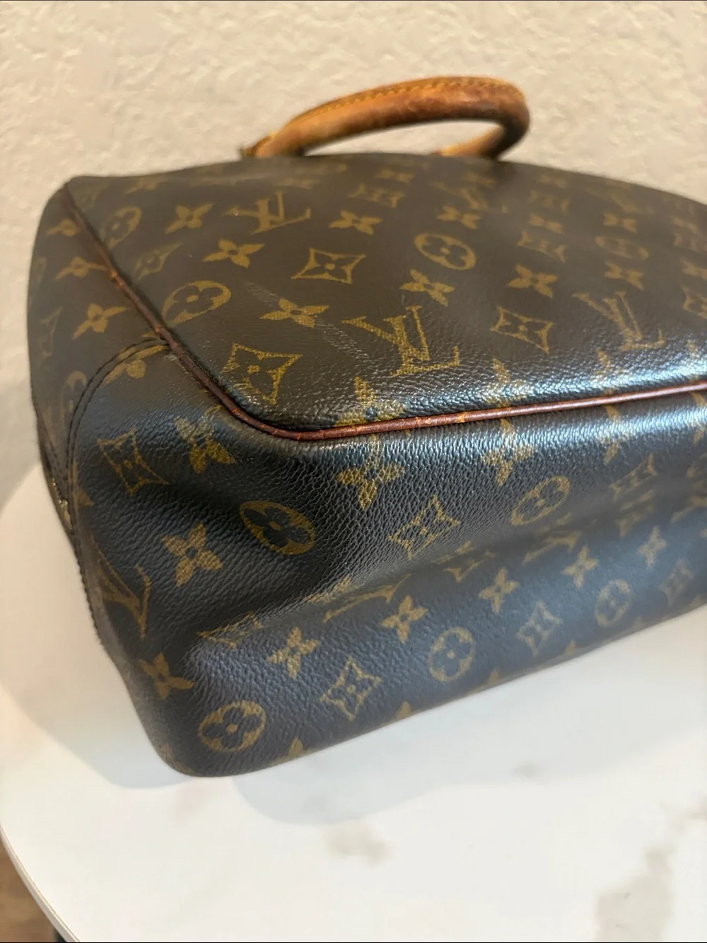 Sold LOUIS VUITTON VI0948 Monogram Deauville Handbag - Picture 8 of 16